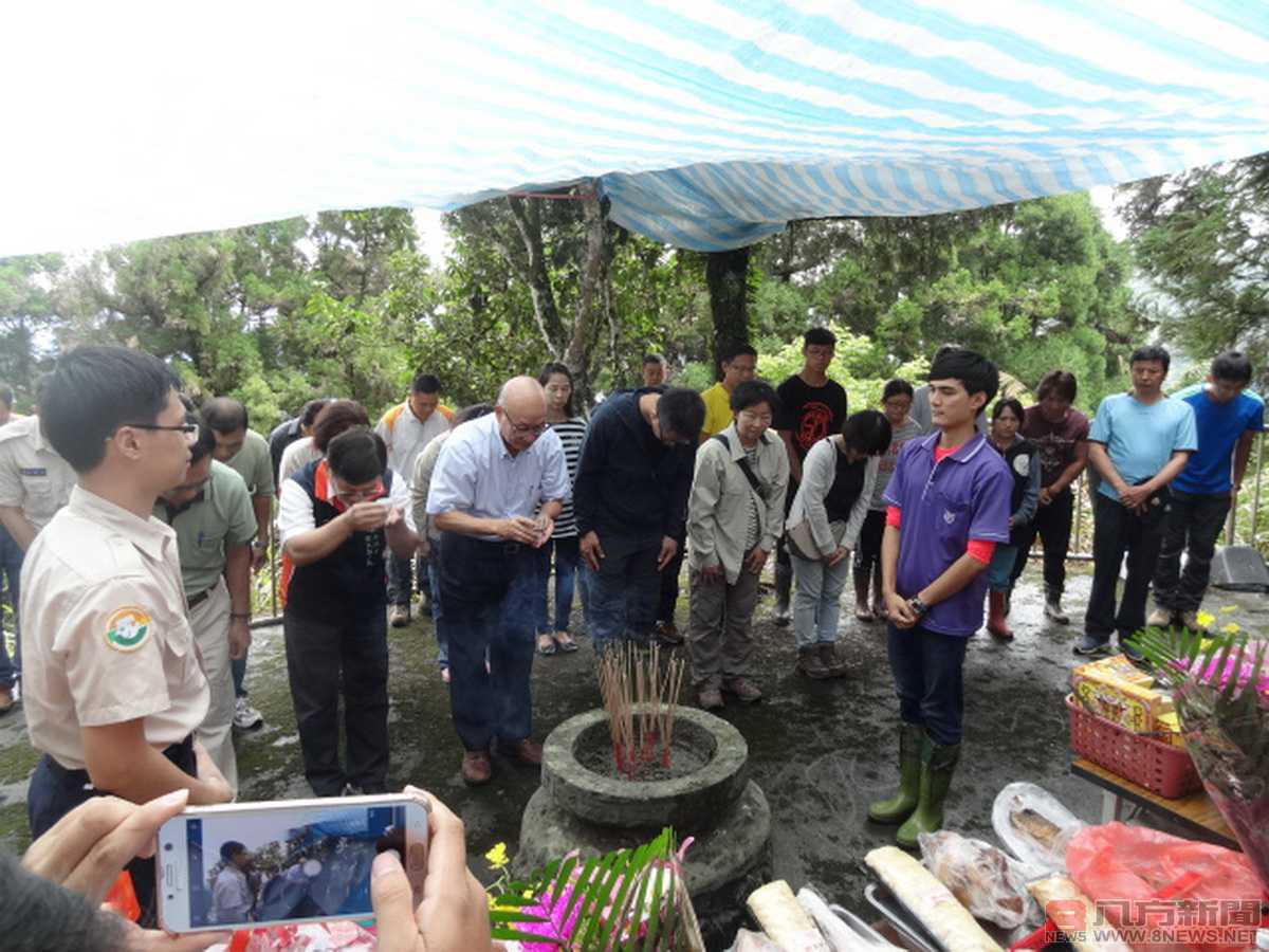 南投林區管理處中元祭祀 感念因公殉職前輩