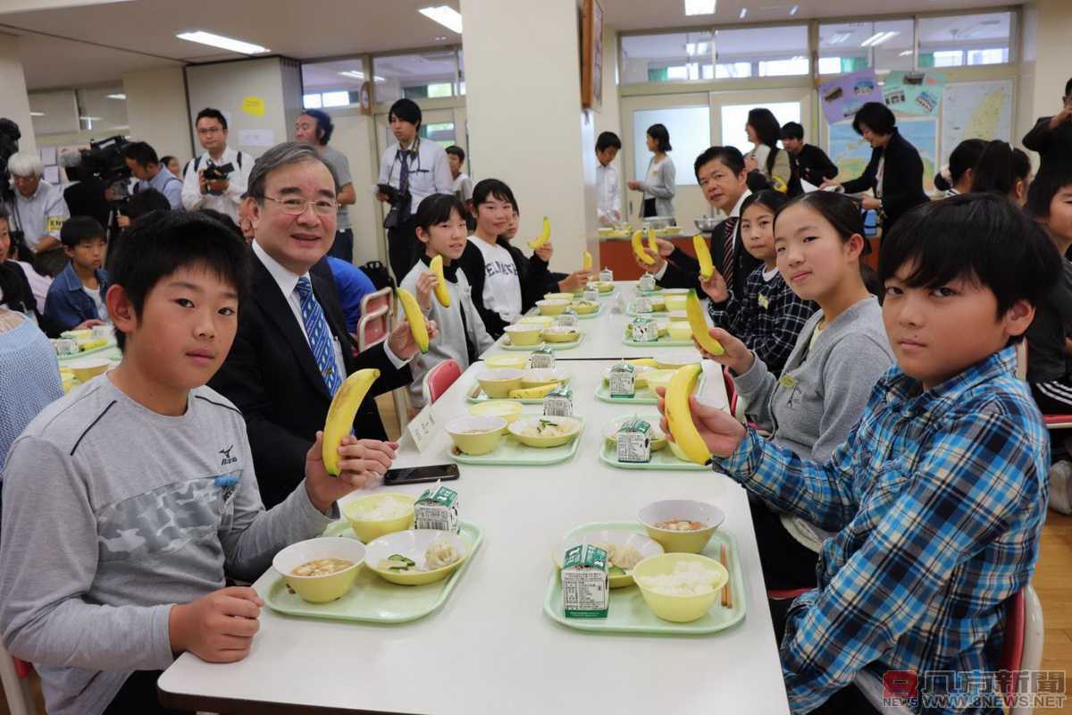 臺灣優質香蕉首度進軍日本富山 擄獲學童味蕾