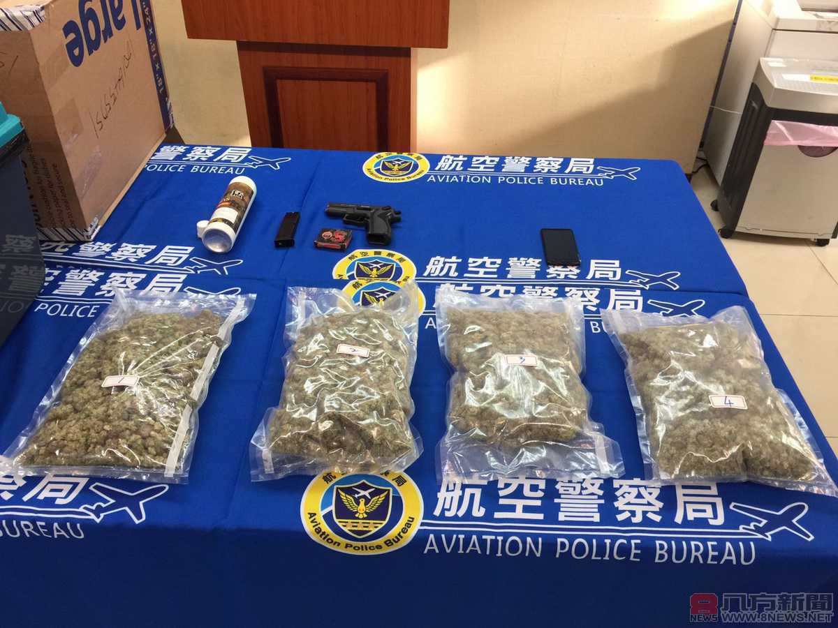 買啞鈴送大麻 航警局逮舅姪檔