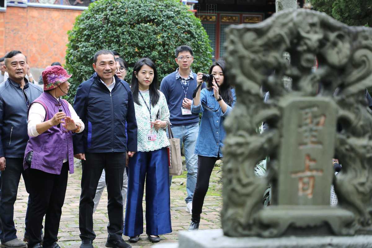 侯友宜走訪林家花園 規劃打造板橋新亮點