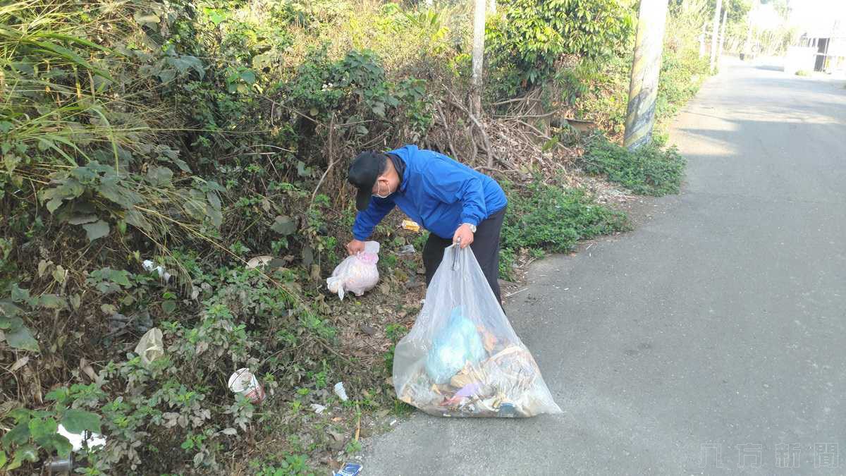 維護環境清潔不分國人及外勞 吳里長帶領環保志工用心做