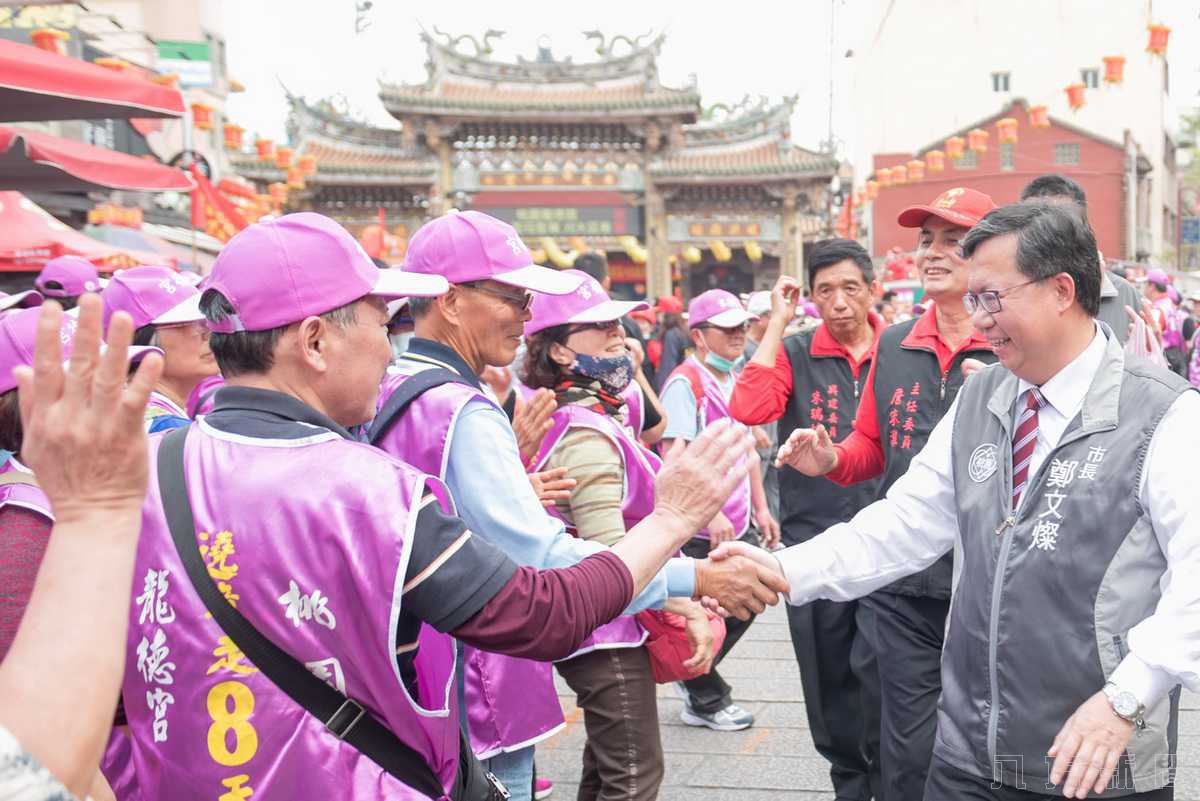 龍德宮四媽祖、福安宮糖廠媽遶境 鄭市長：透過宗教活動，展現文化傳統和濃濃人情味