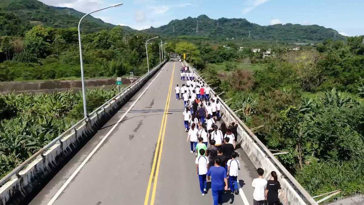 水里商工師生反毒夯路跑 與縣內國、高中路跑好手共同防制學生藥物濫用