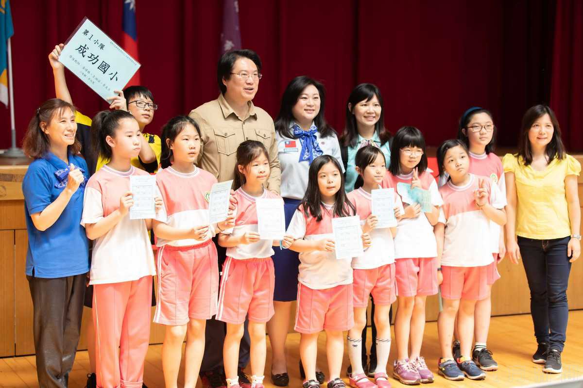 六一女童軍節慶祝大會熱鬧登場 林右昌：點燃榮譽與熱情