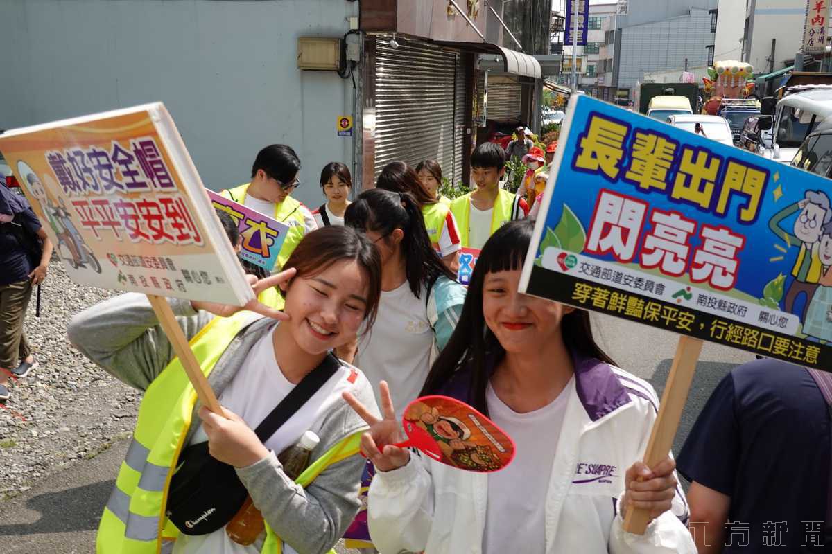 2019白沙屯媽祖南投繞境 縣府宣導交通安全