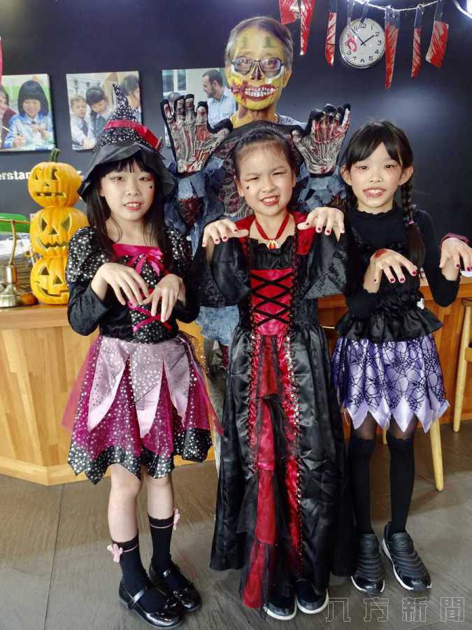 葳格小學部萬聖節大遊行3000師生嗨翻葳格惡靈古堡
