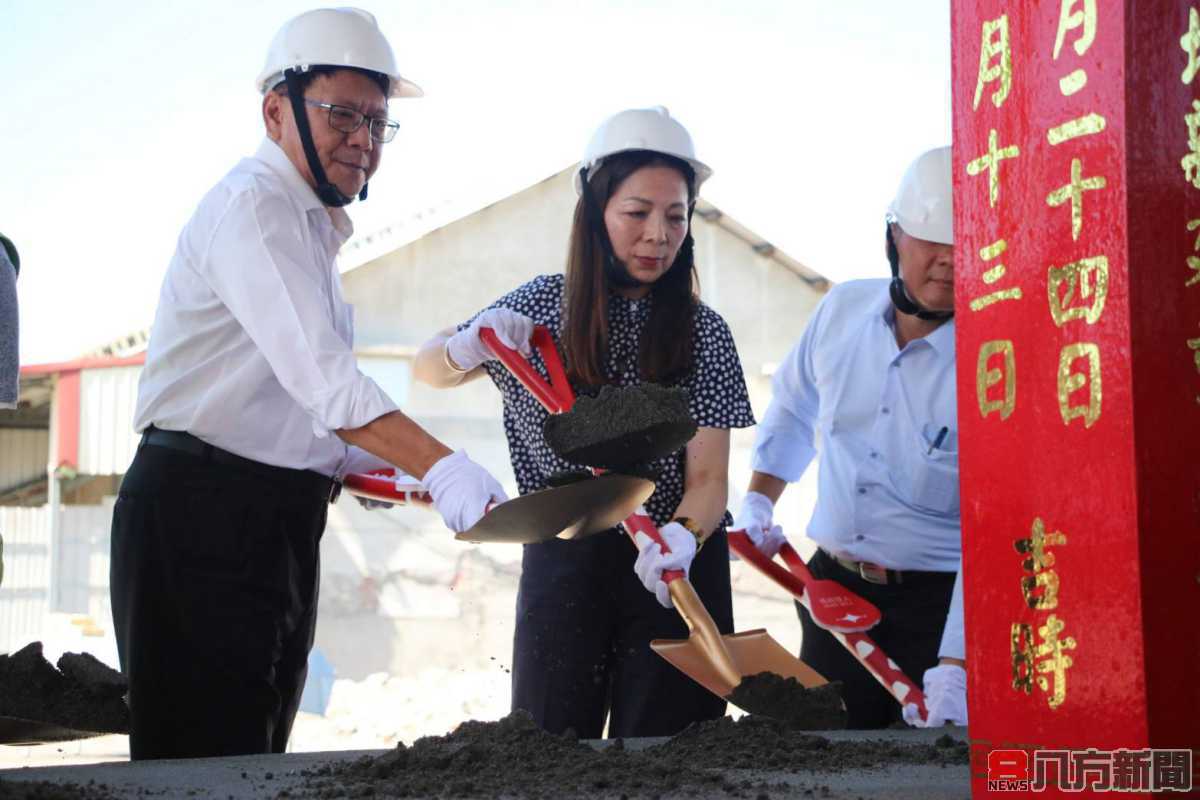 佳冬透紅佳人夢工場動土 拚打造公路「道之驛」