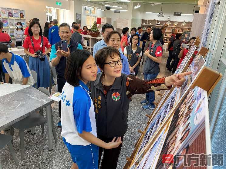 揚眉書軒 烏眉國中社區共讀站揭牌啟用