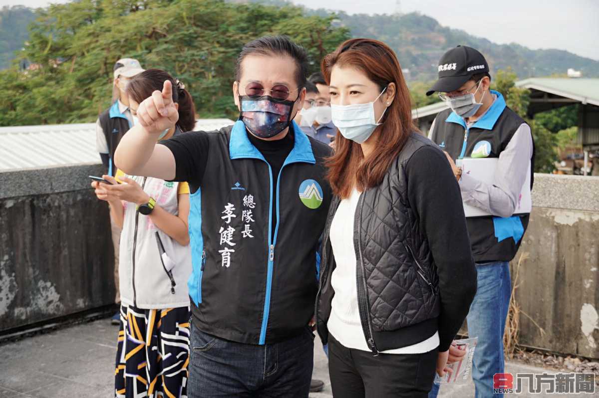 立委許淑華邀請環保署環境督察會勘草屯鎮垃圾場大火