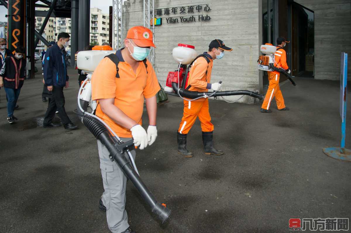 縣長林姿妙視察原民運開幕場地防疫消毒作業