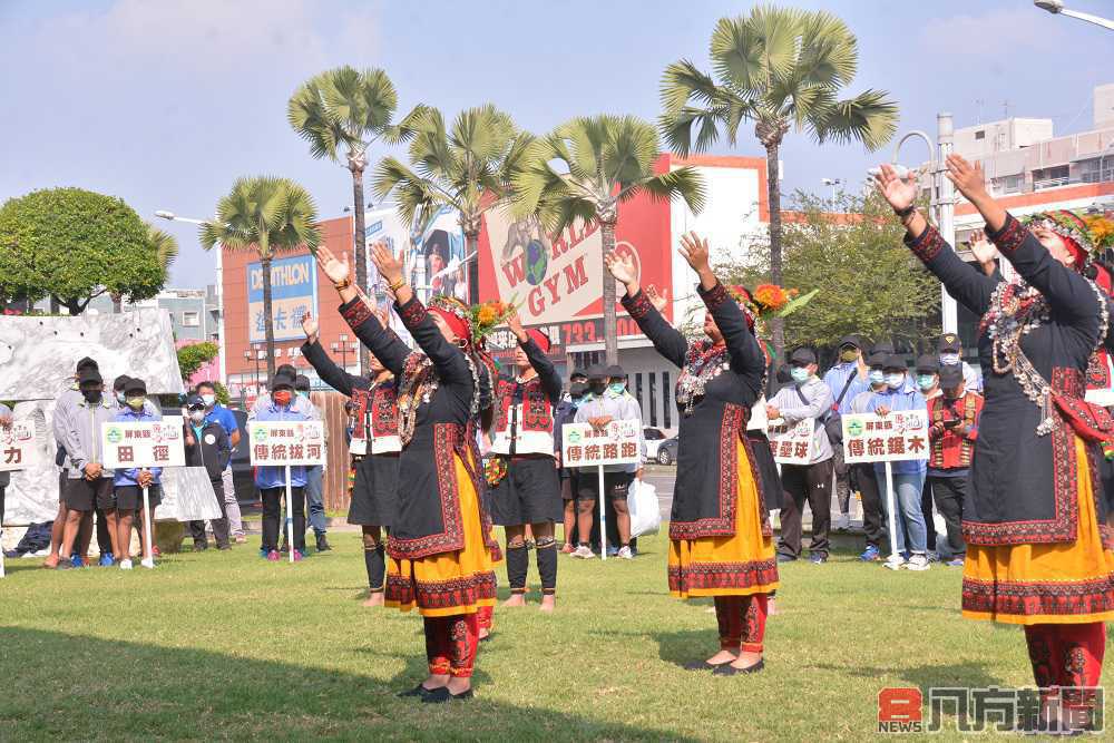 110年全國原住民族運動會 潘縣長授旗屏東縣代表隊