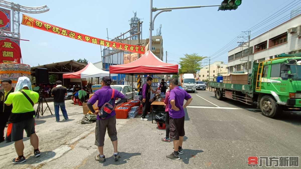 喜迎大甲媽 田中媽首度跨鎮迎接大甲媽