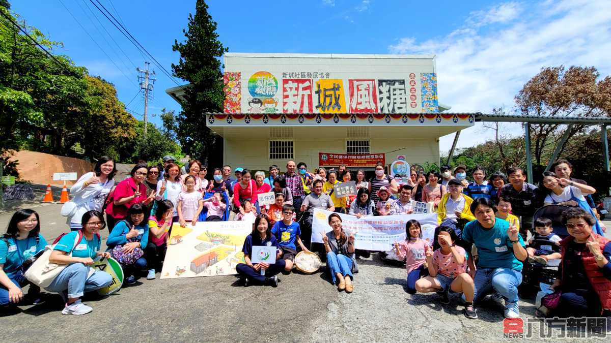 雪白桐花下品饅頭甜在心弱勢病患家庭樂遊寶山新城友善農村