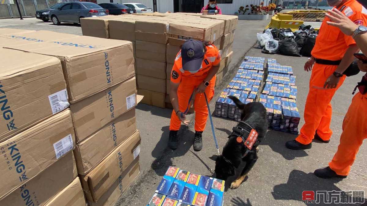 漁船充當私菸倉庫 海巡跟監埋伏一舉查獲