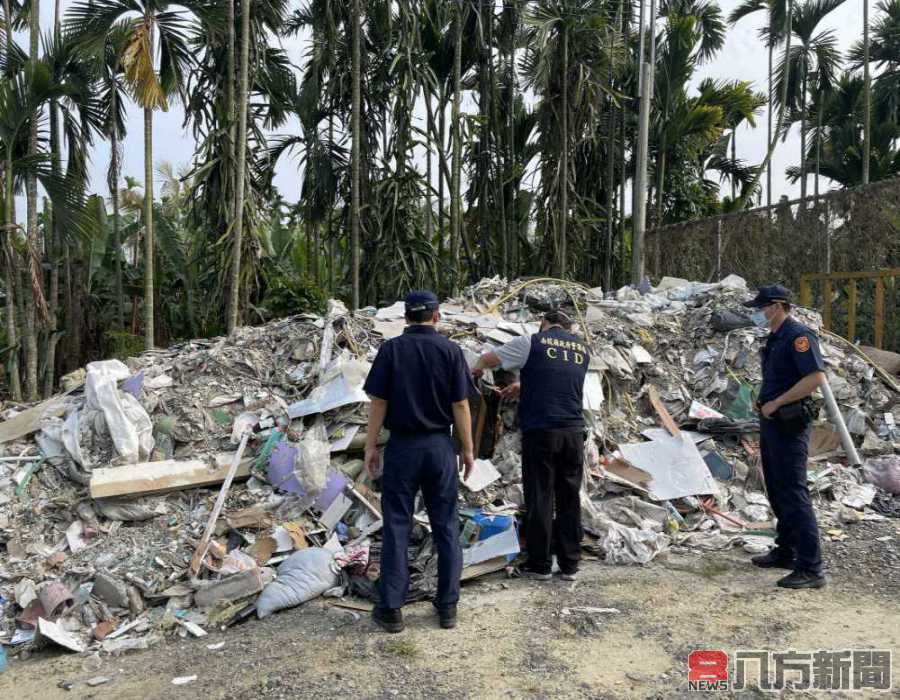 農地變垃圾場 南投警迅速破案揪出違法廢棄物業者