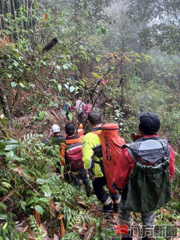 老翁獨自登山走失迷路 投縣府消防局順利搶救