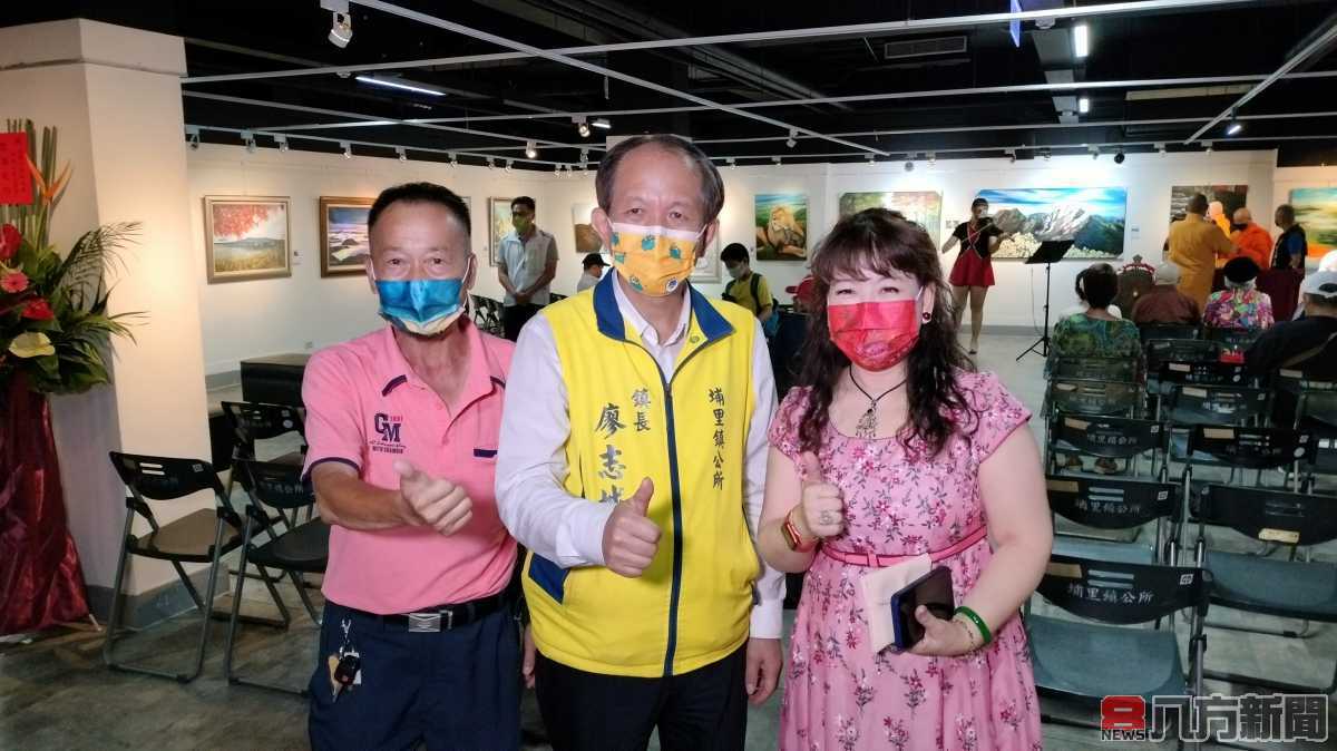 療癒畫家黃琯予大地之愛個展 埔里藝文中心盛大展出