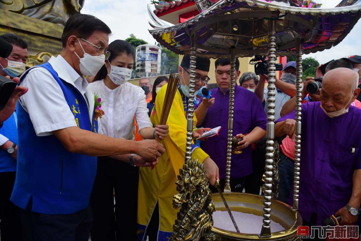 朝清宮純銅媽祖開光安座 林縣長主持開香安爐揭幕大典