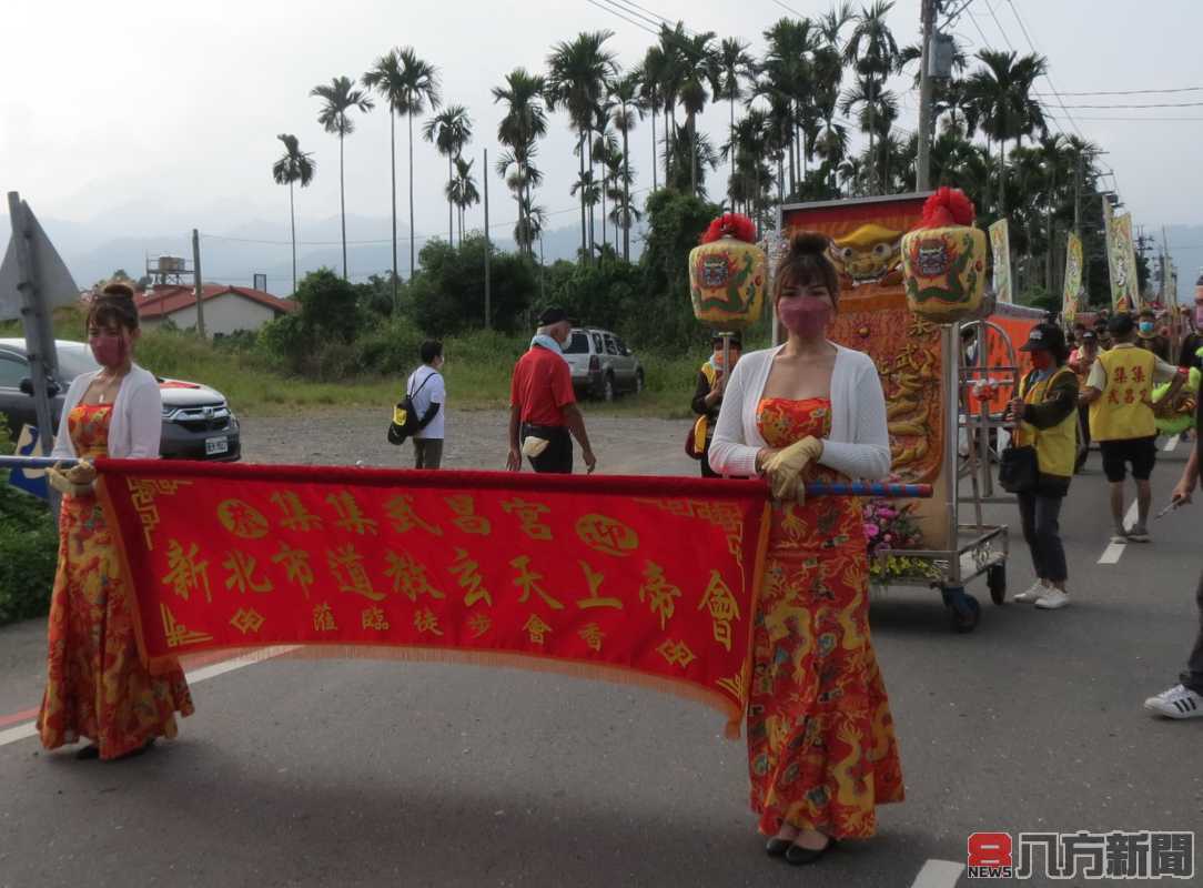 玄天上帝信徒豪舉 九天八夜徒步會香921行抵武昌宮