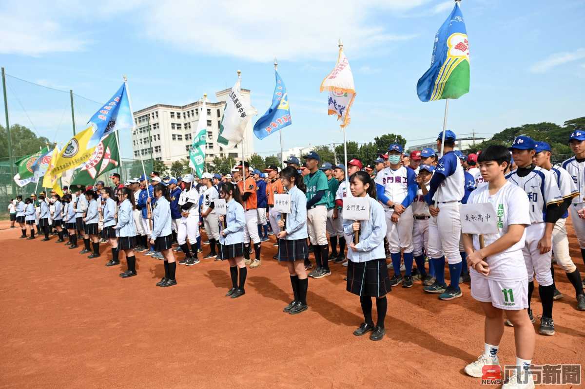 螺絲盃全國青棒邀請賽開幕 陳其邁：共同努力讓高雄選手發光發亮