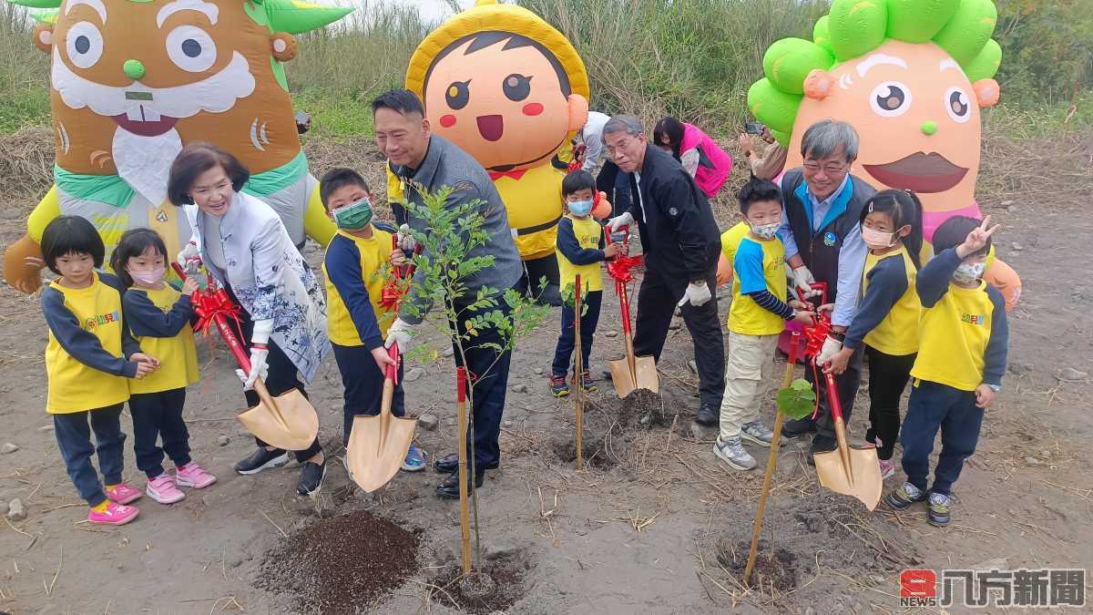 一河局攜手縣府及林管處 植樹固碳兼綠美化