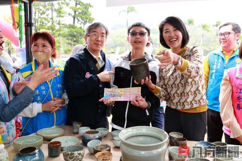 國際傑人會舉辦兒童節親子童樂趣公益園遊會 縣長許淑華現場參與