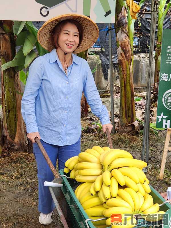 縣長周春米化身一日蕉農與甜點師傅 端出好「屏」料理