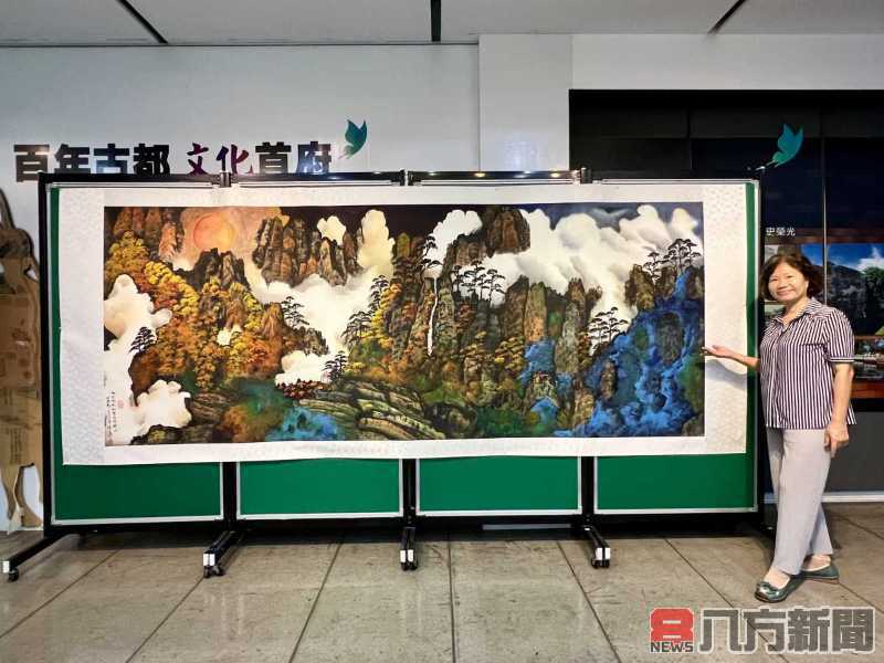 「緣墨台南」展覽邀您欣賞 陳文珍老師以水墨畫作品 展現生命與自然的美好