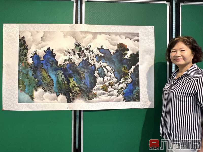 「緣墨台南」展覽邀您欣賞 陳文珍老師以水墨畫作品 展現生命與自然的美好