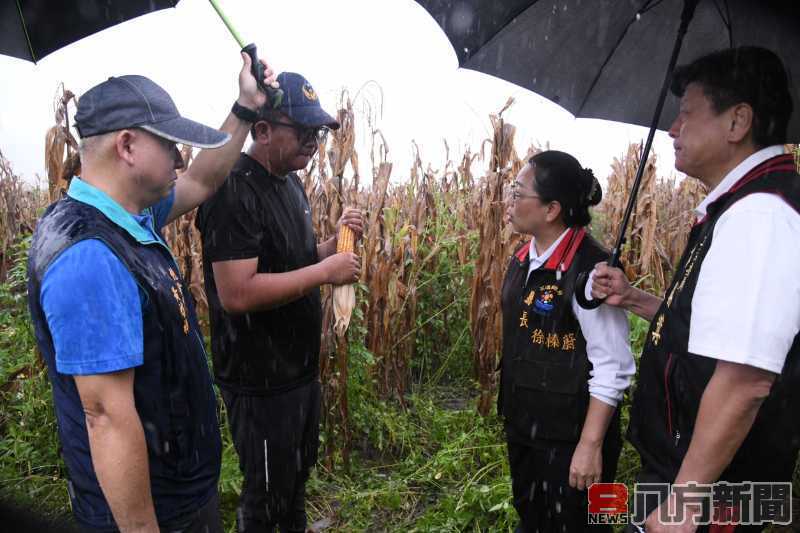 杜蘇芮颱風尚未遠離 縣長徐榛蔚、立委傅崐萁前往視察 關心受災鄉親