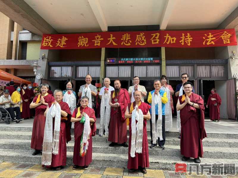 農曆六月十九觀音菩薩吉祥日 佛教正心會於田中龍江館舉辦法會