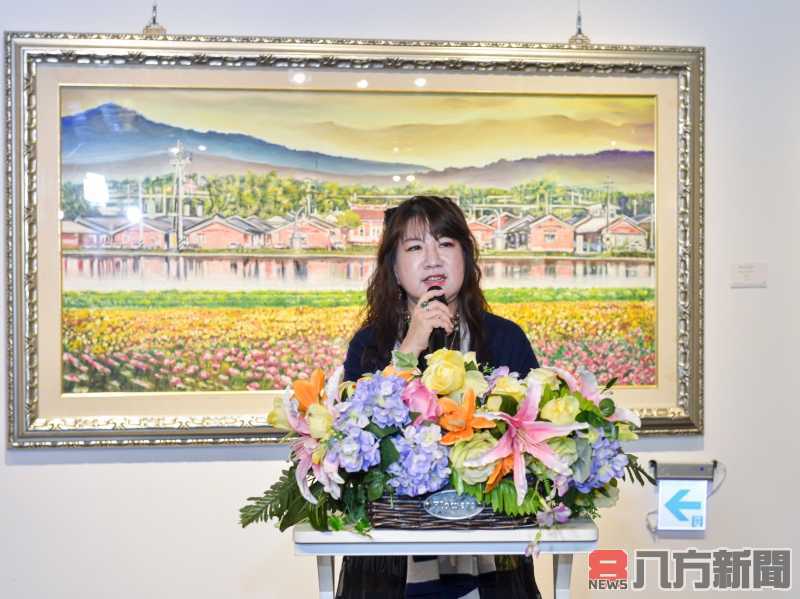 「黃琯予 大地之愛系列 台灣巡迴展」彰化縣立美術館開幕 為中秋增添色彩