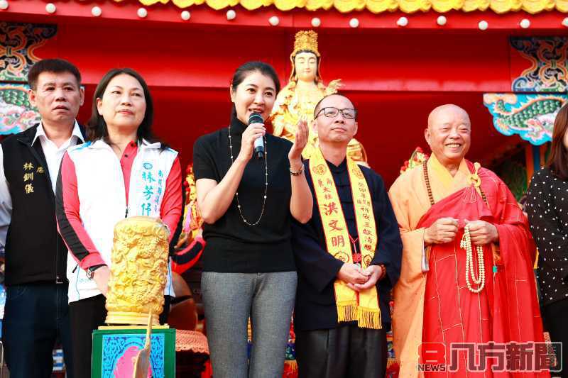 埔里三獻清醮 縣長於東壇恭迎友宮媽祖聖駕