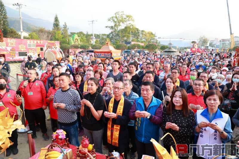 埔里三獻清醮 縣長於東壇恭迎友宮媽祖聖駕