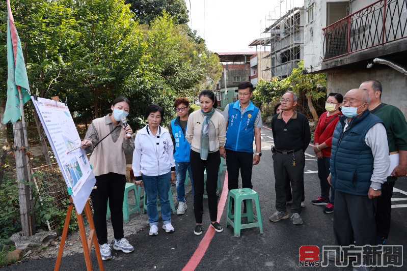 許縣長會勘投市7里道路及排水溝核定近7百萬元改善