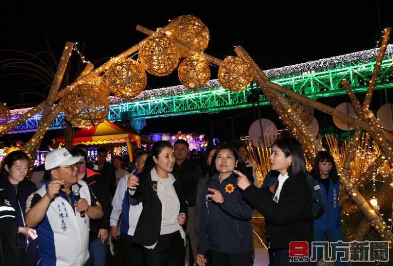 雲林縣府團隊參觀南投燈會 學習整合資源和創意