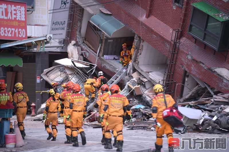 餘震不斷 縣長徐榛蔚提醒民眾遠離天王星大樓及其他傾斜危險建築物