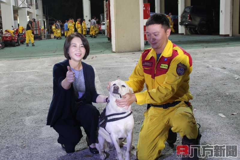 屏東縣搜救隊支援0403花蓮大地震平安返家 縣長周春米慰勉辛勞