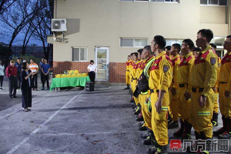 屏東縣搜救隊支援0403花蓮大地震平安返家 縣長周春米慰勉辛勞