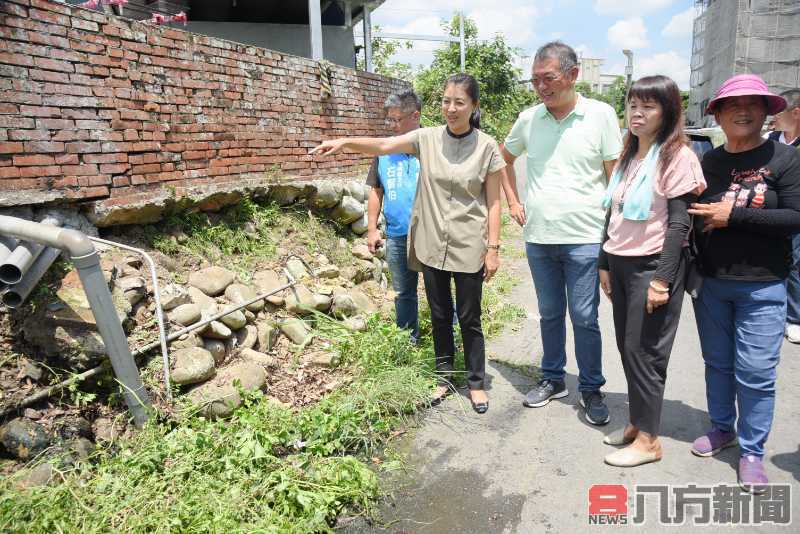 縣長許淑華勘查南投市建設 核定12件3,070餘萬元