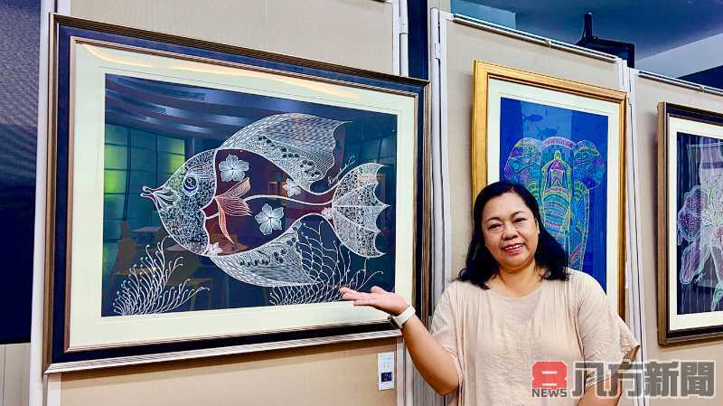 林玉雪師生展 禪繞大視界 以畫傳遞療癒與愛心 開啟心靈大自然對話