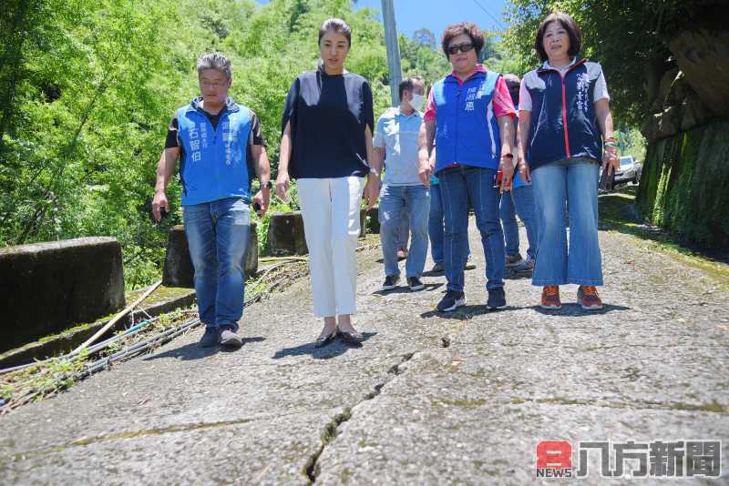 縣長許淑華率團實地考察集集鎮與水里鄉基層建設