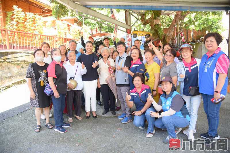 縣長許淑華率團實地考察集集鎮與水里鄉基層建設