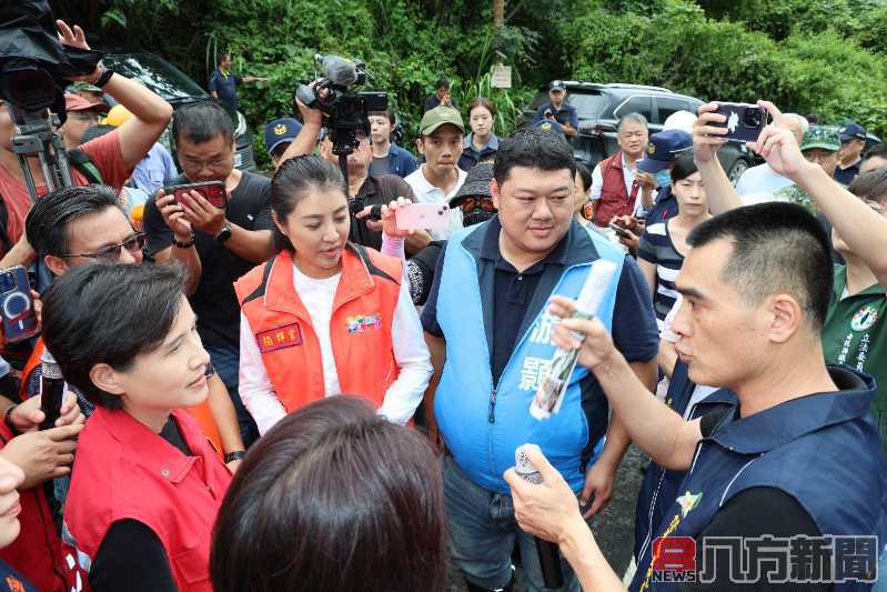 行政院鄭副院長水里信義勘災 許縣長建言獲正面回應