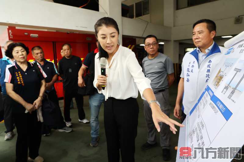 許淑華視察廣福村鄉林橋災後重建 強調安全與效率並重