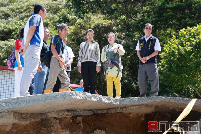 凱米颱風重創南投 許淑華承諾全力協助災戶重建家園