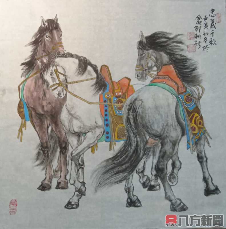 邵利新 在中國畫壇綻放的璀璨明星