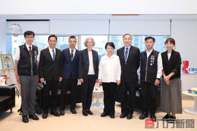 瑞士商務辦事處長陶方婭拜會中市府 盧市長：未來持續深化教育經貿交流