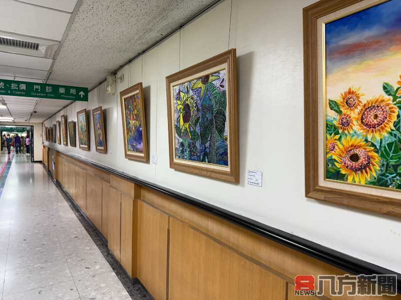 玩色彩.悅心靈 南投醫院攜手畫話協會創造藝術小天地