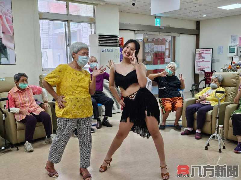 摩登舞冠軍至南投醫院當志工 與長者舞動青春
